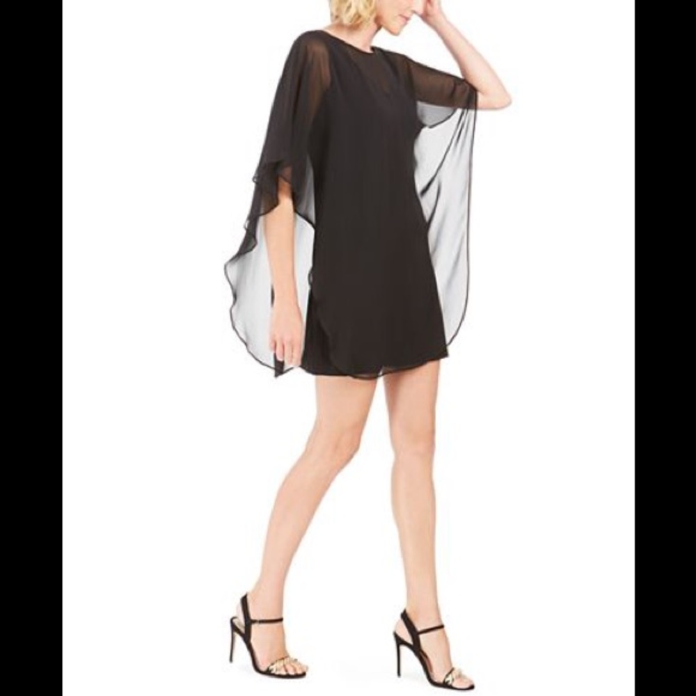NWT Connected Chiffon & jersey Overlay Dress